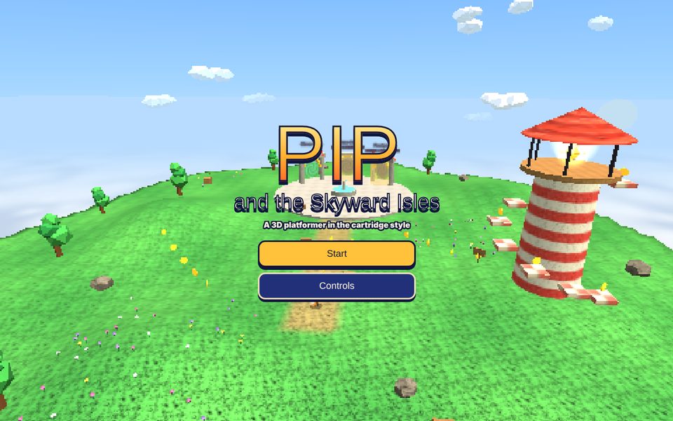 Pip and the Skyward Isles title screen